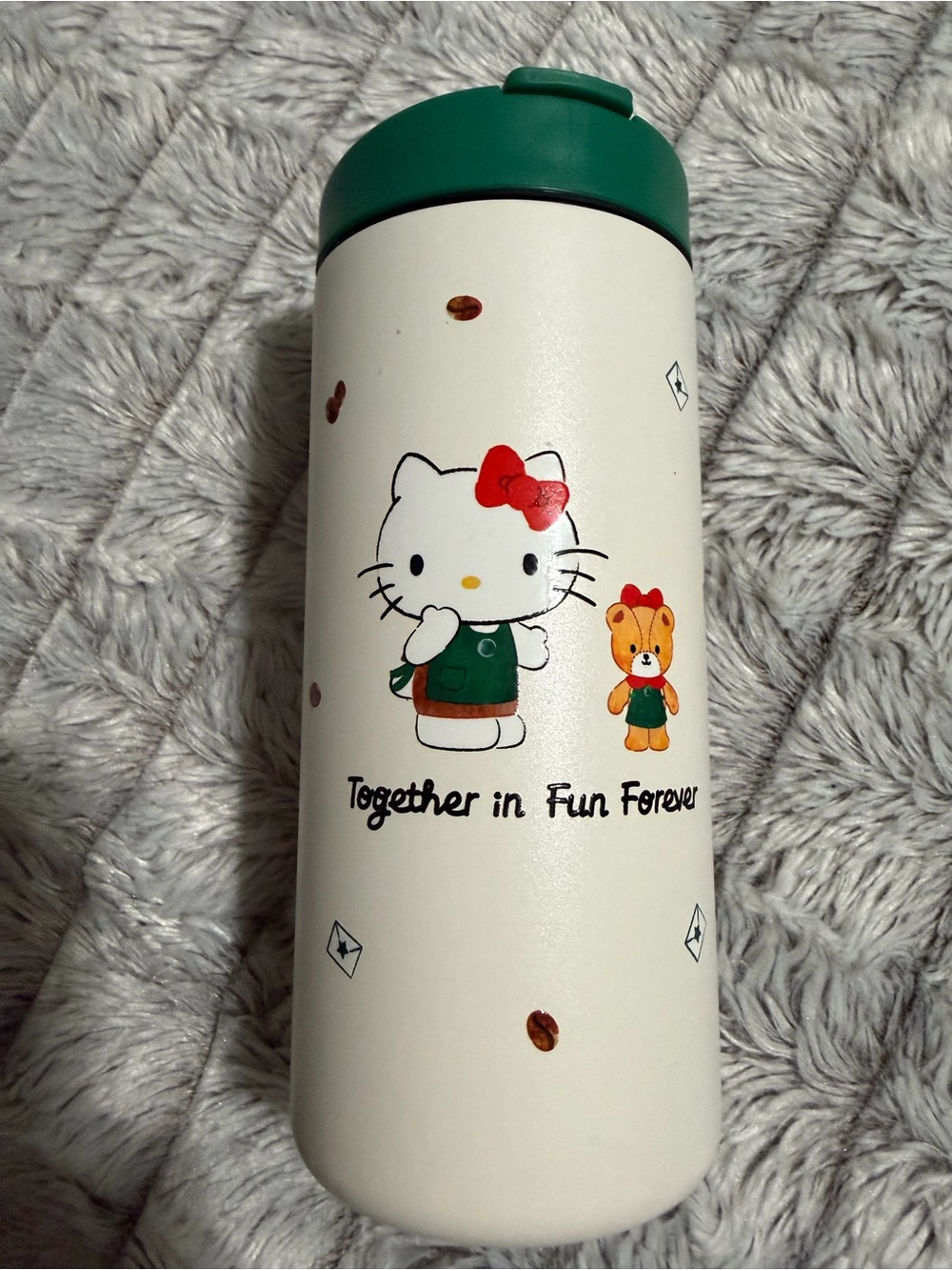 New Starbucks Hello Kitty Stainless Steel Sip Top MiiR Travel Tumbler 12 oz